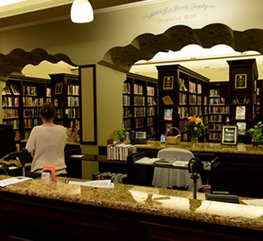 Library front desk