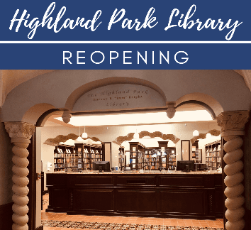 Photo of Highland Park Library Circulation Desk
